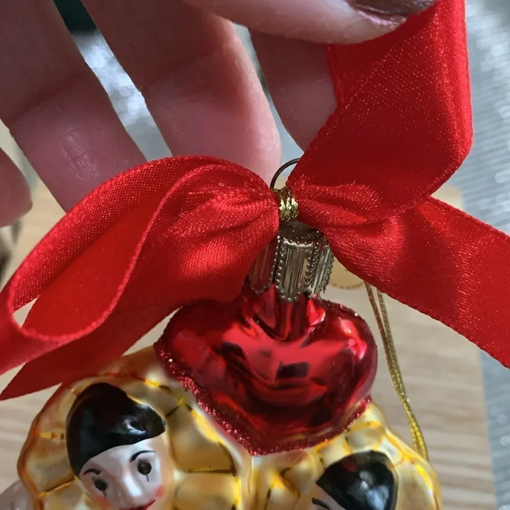 Lenox 2001 Yuletide Treasures Our First‎ Christmas Together Blown Glass Ornament